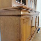 Antieke Vintage Landelijke Boekenkast Buffetkast Wandkast Vitrinekast thumbnail 16