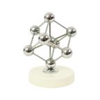 Vintage Atomium Beeldje Chroom Keramiek Expo 58 Souvenir thumbnail 14