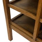 Art Deco Wandkast Vakkenkast Jaren 30 Eiken Open Kast thumbnail 11