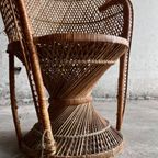 Vintage Emmanuelle Armchairs In Natural Rotan thumbnail 3