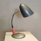Mid Century Industrial Desk Lamp By Apolinary Galecki For Stoleczne Zaklady Metalowe, 1960S thumbnail 2