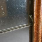 Grote Antieke Vergulde Schouwspiegel Met Top Patina, 18e Eeuw thumbnail 6
