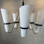 Vintage 1950’s Hanglamp – Opaline thumbnail 13