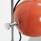 Oranje 70's Vloerlamp Met Verstelbare Bol thumbnail 6