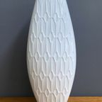Large Vintage White Ceramic Vase By Alka Kunst Bavaria thumbnail 3