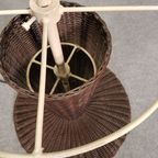 Gasparucci Large Wicker Rattan Floor Lamp 191X52X52Cm. Good Condition. thumbnail 8