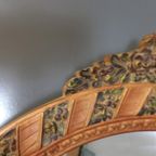 Console Tafel Met Marmeren Blad En Hoge Halspiegel thumbnail 11