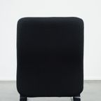 Comfortabele Zwarte Vintage Design Fauteuil Van Pierre Paulin Voor Artifort Concorde Model F780 thumbnail 5