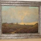 Alois Van Regemorter 1895-1961 Groot Heide Landschap. thumbnail 3