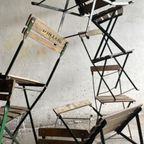 Antique Brewery Terrace Stools + Table thumbnail 7