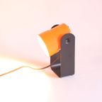 Orange Table Or Wall Lamp By Karl Lang For Sis Leuchten 1976 thumbnail 6