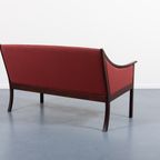 Elegant Two Seat Sofa / Bank From Ole Wanscher For P. Jeppensen thumbnail 8