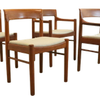 Set Van 4 Bramin Eetkamerstoelen Stoelen 'jersose' Vintage thumbnail 14