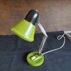 Bureaulamp - Tafellamp - Bedlamp - Groen - Jaren '60/'70 thumbnail 12