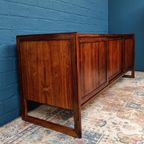 Vintage Palissander Lowboard, Deens Design Van Mørke Møbelfabrik, Jaren 60 thumbnail 9