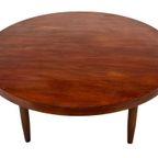 Vintage Houten Ronde Salontafel Jaren 60 Design thumbnail 15