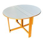 Vintage Ronde Scandinavische Opklapbare Eettafel Design thumbnail 2