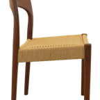 Set 4 Stoelen Papercord Arne Hovmand Olsen Vintage thumbnail 11