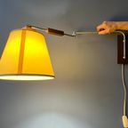 Vintage Mid Century Wandlamp / Houten Lamp thumbnail 3