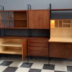 Free Standing Wall Unit Teak 1960s thumbnail 2