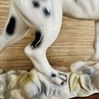 Grote Vintage Pointer Jacht Hond Keramiek thumbnail 12