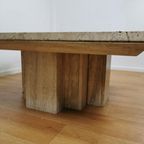 Vintage Mid Century Travertin Salontafel Koffietafel thumbnail 10