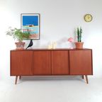 Vintage Deens Dressoir | Tv Meubel Teak | Sideboard thumbnail 6