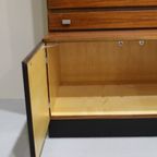 Vintage Boekenkast, Wandkast, Highboard - Tweedelig, Jaren '60 | 01330 thumbnail 6