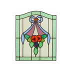 Art Deco Glasraam Glas In Lood Decoratief Bloemen Zonnevanger thumbnail 6