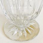 Vintage Kristallen Vaas Artdeco Motief 1950’s thumbnail 6