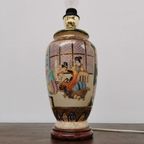 Vintage Authentieke Chinese Vaaslamp, Schemerlamp Tafellamp Porselein thumbnail 18