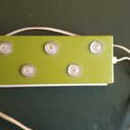 Vintage Wandlampje, Groen Met Transparante Sterren thumbnail 6