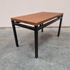 Strakke Vintage Bijzettafel Pastoe Stijl Jaren 60 Teakhout thumbnail 3