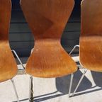 Opruiming! Set Van 3 Deens Design Vintage Vlinderstoelen. thumbnail 9