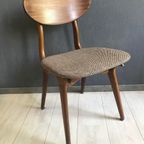 Set Vintage Louis van Teeffelen Eettafelstoelen Jr. 60 thumbnail 5