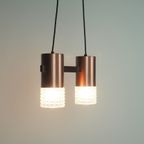 Vintage Deens Design Bronskleurige Hanglamp thumbnail 9