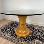 Spectaculaire Houten Eettafel Uit Italie, 1960'S thumbnail 5