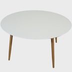 Sofacompany Salontafel Hubert Wit Eiken Ø 90Cm thumbnail 3