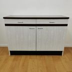 Vintage Mid Century Formica Keukenkast Wandkast Dressoir thumbnail 4