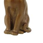 Vintage Katten Beeld Brons Sculptuur Poes Decoratief 24cm thumbnail 2