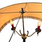 Vintage 'gouden' Staanlamp Met Franjes thumbnail 11