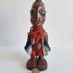 Yoruba Ibeji-Figuur, Tweelingfiguur, Nigeria thumbnail 3