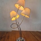 Vintage Design Tafel Lamp Chroom thumbnail 6