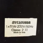 Set Van 2 Vintage Postmodern Tafellampen, Sylvania thumbnail 11