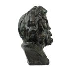 Grote Neoklassieke Buste Warrior Gaulois Head Of A Gaul Naar François Rude (1784-1855) thumbnail 4