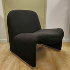 Vintage Giancarlo Piretti Alky Fauteuil Stoel Zwart thumbnail 15