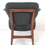 Vintage Louis van Teeffelen Fauteuil Webe Groen Wol De Ploeg thumbnail 6