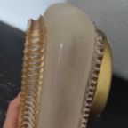 Vintage Plafondlamp Amberkleurig Frosted Glas thumbnail 3