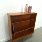 Noten Fineer Boekenkast Lp Kast Met Legplanken Nr. 1 thumbnail 14