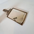 Antiek Koperen Spiegel Handspiegel Wandspiegel thumbnail 5